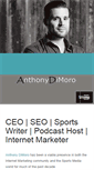 Mobile Screenshot of anthonydimoro.com